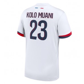 Billiga Paris Saint-Germain Randal Kolo Muani #23 Bortatröja 2024-25 Kortärmad